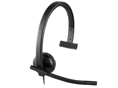 Logitech H570e Mono USB Headset with Noise Cancelling Mic - Logitech H570e Mono USB Headset with Noise Cancelling Mic - undefined Ennap.com