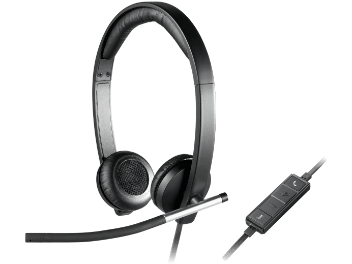 Logitech H650e Stereo Business Headset with Noise Cancelling Mic----Ennap.com