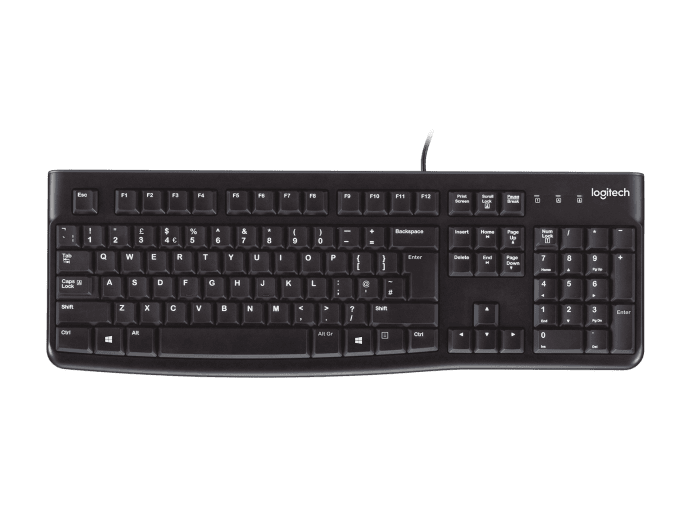 Logitech K120 USB Standard Computer Keyboard - Logitech K120 USB Standard Computer Keyboard - undefined Ennap.com