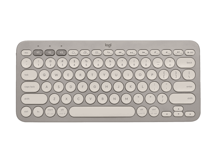 Logitech K380 Multi Device Wireless Keyboard-Color: Sand---Ennap.com