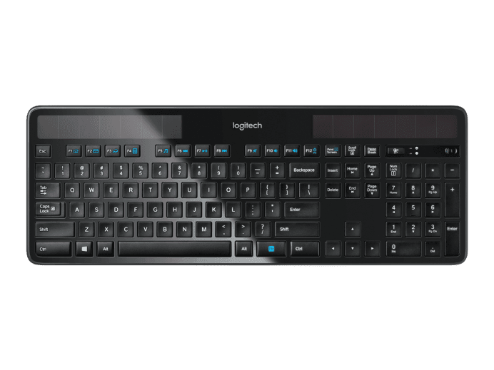 Logitech K750 Wireless Solar Powered Keyboard - Logitech K750 Wireless Solar Powered Keyboard - undefined Ennap.com