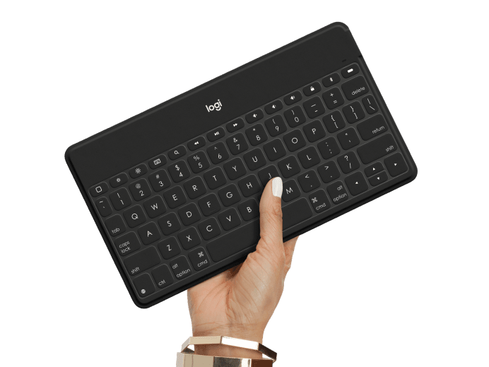 Logitech Keys-to-Go Portable Wireless Keyboard for Apple Devices-Color: Black---Ennap.com