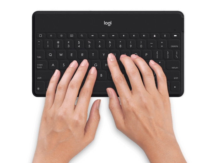 Logitech Keys-to-Go Portable Wireless Keyboard for Apple Devices-Color: Black---Ennap.com