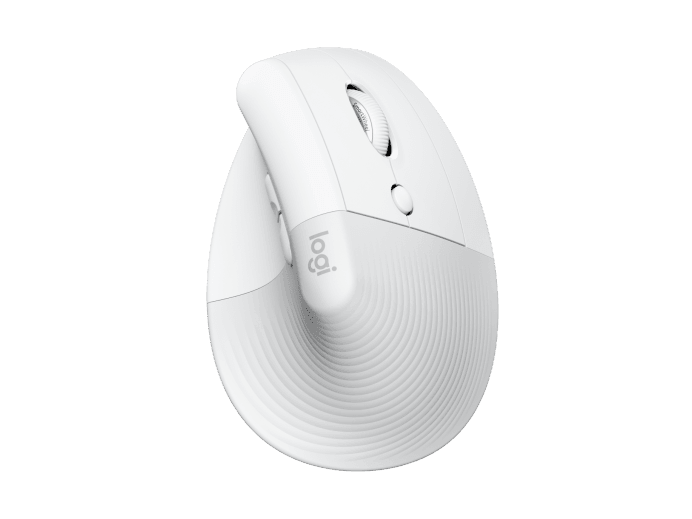 Logitech Lift Vertical Ergonomic Mouse-Color: Off-white---Ennap.com