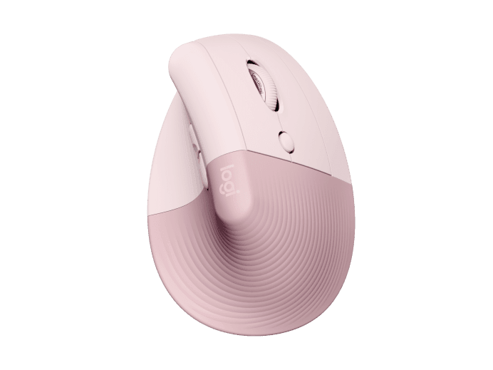 Logitech Lift Vertical Ergonomic Mouse-Color: Rose---Ennap.com
