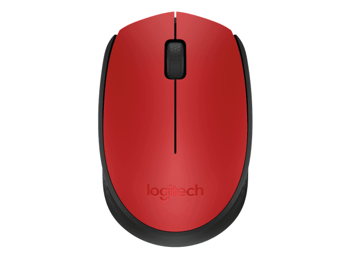 Logitech M171 Wireless Mouse - Logitech M171 Wireless Mouse - Red/Black Ennap.com