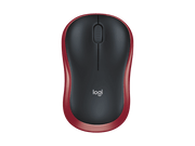 Logitech M185 Wireless Mouse With USB Mini receiver - Logitech M185 Wireless Mouse With USB Mini receiver - Red Ennap.com