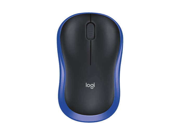 Logitech M185 Wireless Mouse With USB Mini receiver - Logitech M185 Wireless Mouse With USB Mini receiver - Blue Ennap.com