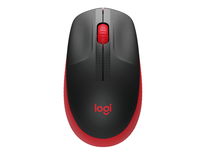 Logitech M190 Full Size Wireless Mouse - Logitech M190 Full Size Wireless Mouse - Red Ennap.com