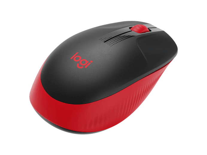 Logitech M190 Full Size Wireless Mouse - Logitech M190 Full Size Wireless Mouse - Red Ennap.com