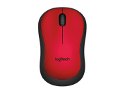 Logitech M220 Wireless Mouse with Silent Clicks-Color: Red---Ennap.com