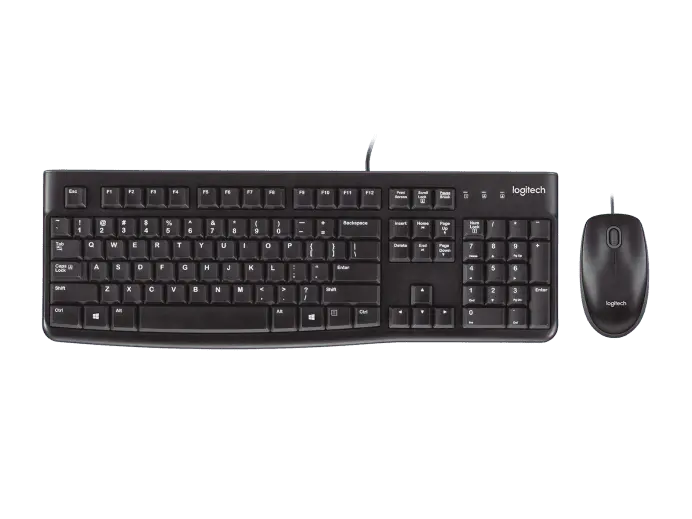 Logitech MK120 Wired USB Combo ( Keyboard and Mouse )----Ennap.com