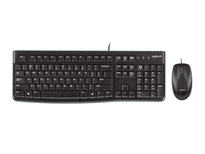 Logitech MK120 Wired USB Combo ( Keyboard and Mouse ) - Logitech MK120 Wired USB Combo ( Keyboard and Mouse ) - undefined Ennap.com