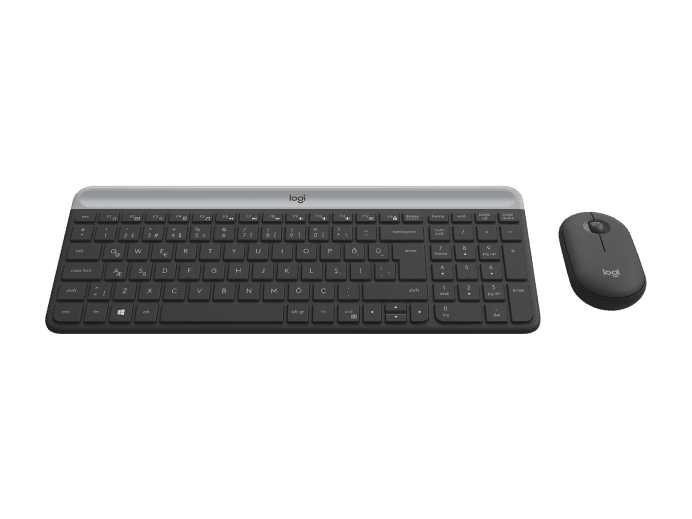 Logitech MK470 Slim Wireless Keyboard and Mouse Combo-Color: Graphite---Ennap.com