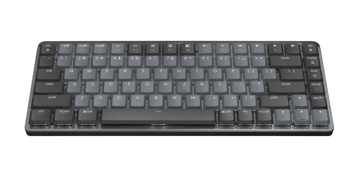 Logitech MX Mechanical Mini from a front angle
