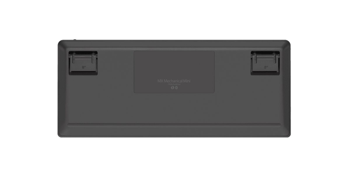 Underside of the Logitech MX Mechanical Mini