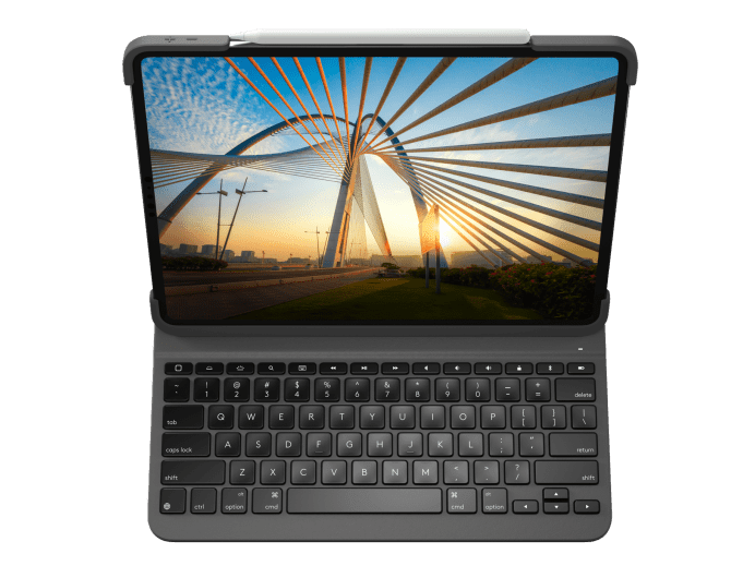 Logitech Slim Folio Pro Backlit Keyboard Case with Bluetooth For iPad Pro 12.9-Inch (3rd and 4th generation) - Logitech Slim Folio Pro Backlit Keyboard Case with Bluetooth For iPad Pro 12.9-Inch (3rd and 4th generation) - Default Title Ennap.com