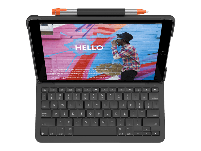 Logitech Slim Folio wireless Keyboard For iPad Air(3rd Generation) - Logitech Slim Folio wireless Keyboard For iPad Air(3rd Generation) - undefined Ennap.com