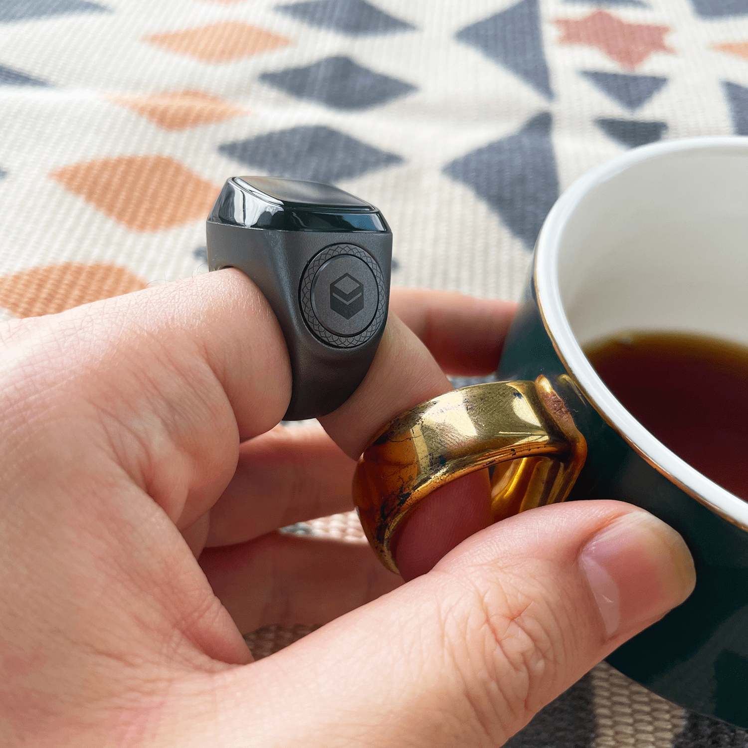 iQibla Zikr M02 Pro Smart Ring - iQibla Zikr M02 Pro Smart Ring - 18mm / Space Gray Ennap.com