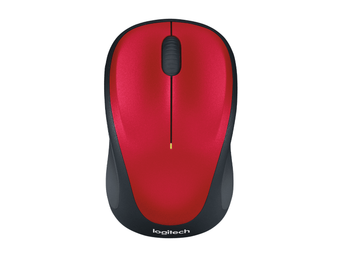 Logitech M235 Wireless Mouse-Color: Red---Ennap.com