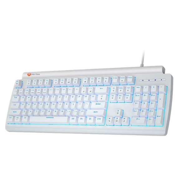 كيبورد ميشن MK600RD باللون White من زاوية جانبية