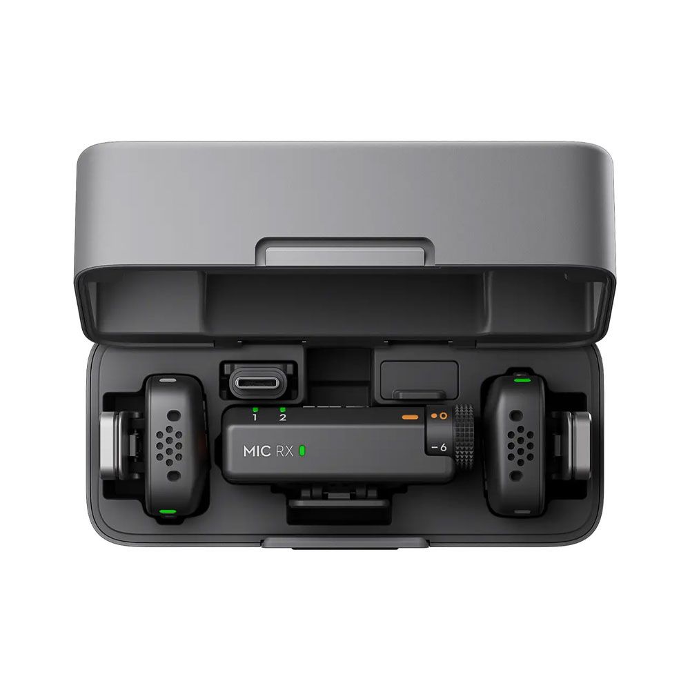 DJI Mic Mini 2 (2 TX + 1 RX + Charging Case) - ميكروفون لاسلكي
