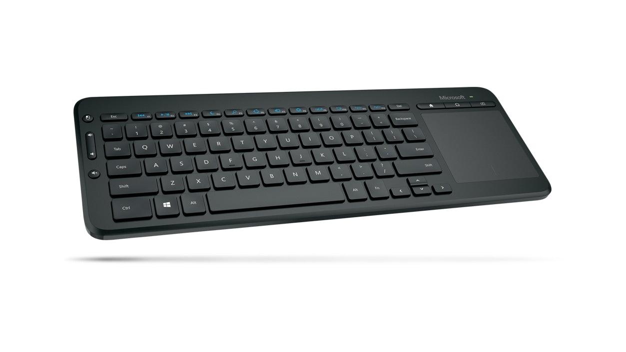Microsoft All-in-One Wireless Keyboard with Touch Pad - Microsoft All-in-One Wireless Keyboard with Touch Pad - undefined Ennap.com