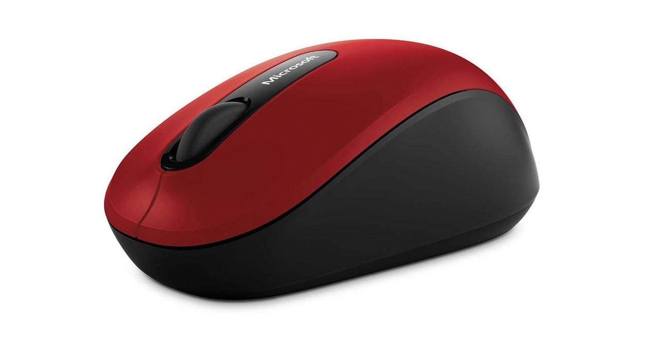 Microsoft Bluetooth Mobile Mouse 3600-Color: Red---Ennap.com