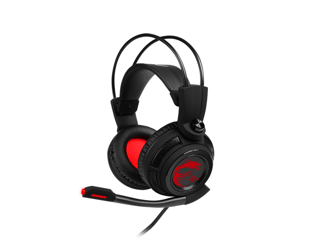 MSI DS502 Wired USB Gaming Headset 7.1 Surround Sound - MSI DS502 Wired USB Gaming Headset 7.1 Surround Sound - Default Title Ennap.com
