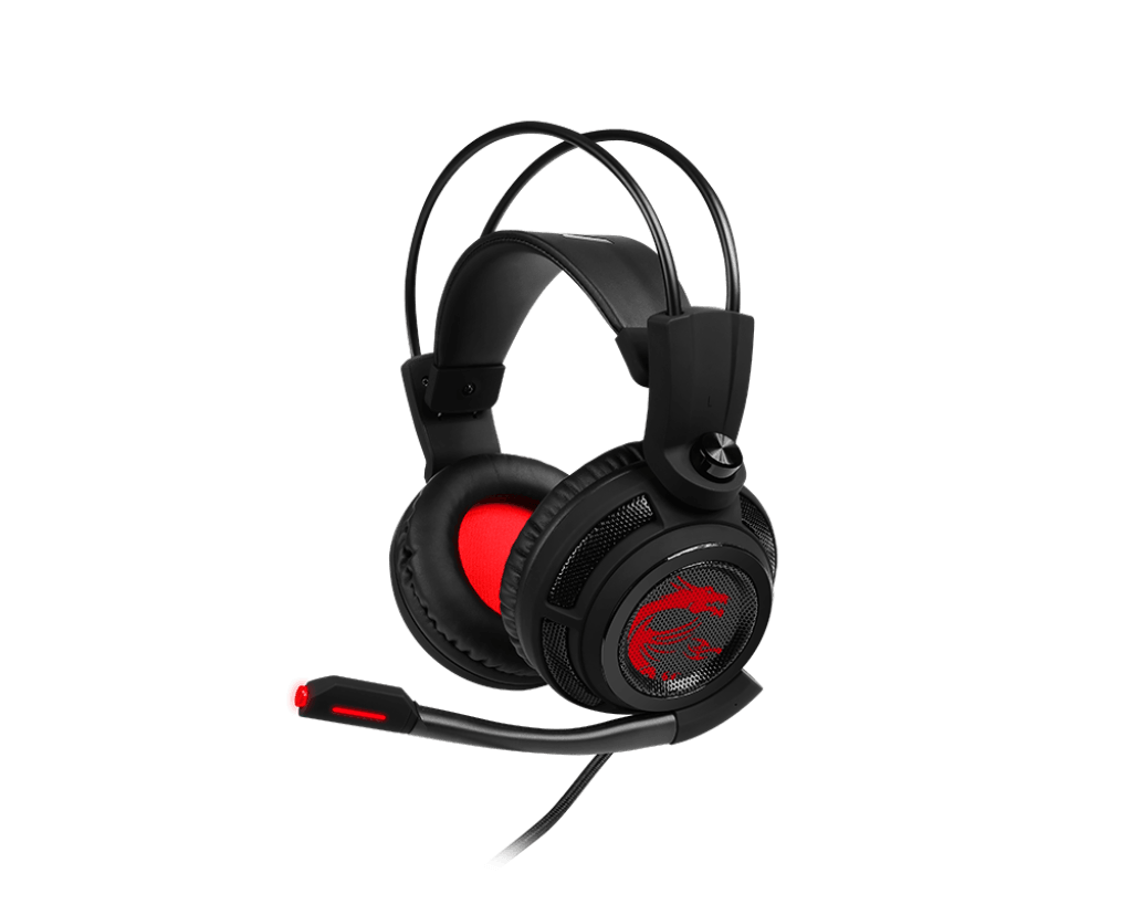 MSI DS502 Wired USB Gaming Headset 7.1 Surround Sound - MSI DS502 Wired USB Gaming Headset 7.1 Surround Sound - undefined Ennap.com