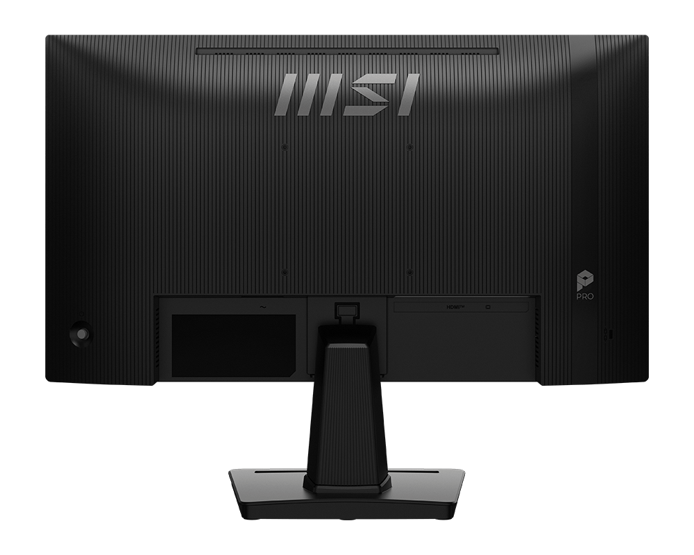 شاشة MSI PRO MP225 E12VL من الخلف