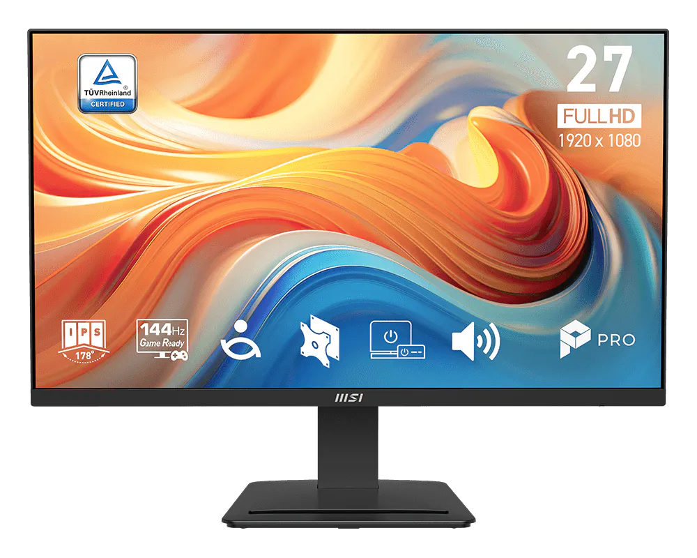 شاشة MSI PRO MP273 E14A من الأمام