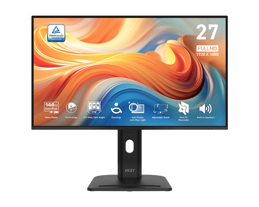 شاشة MSI PRO MP275PG E14 من الأمام