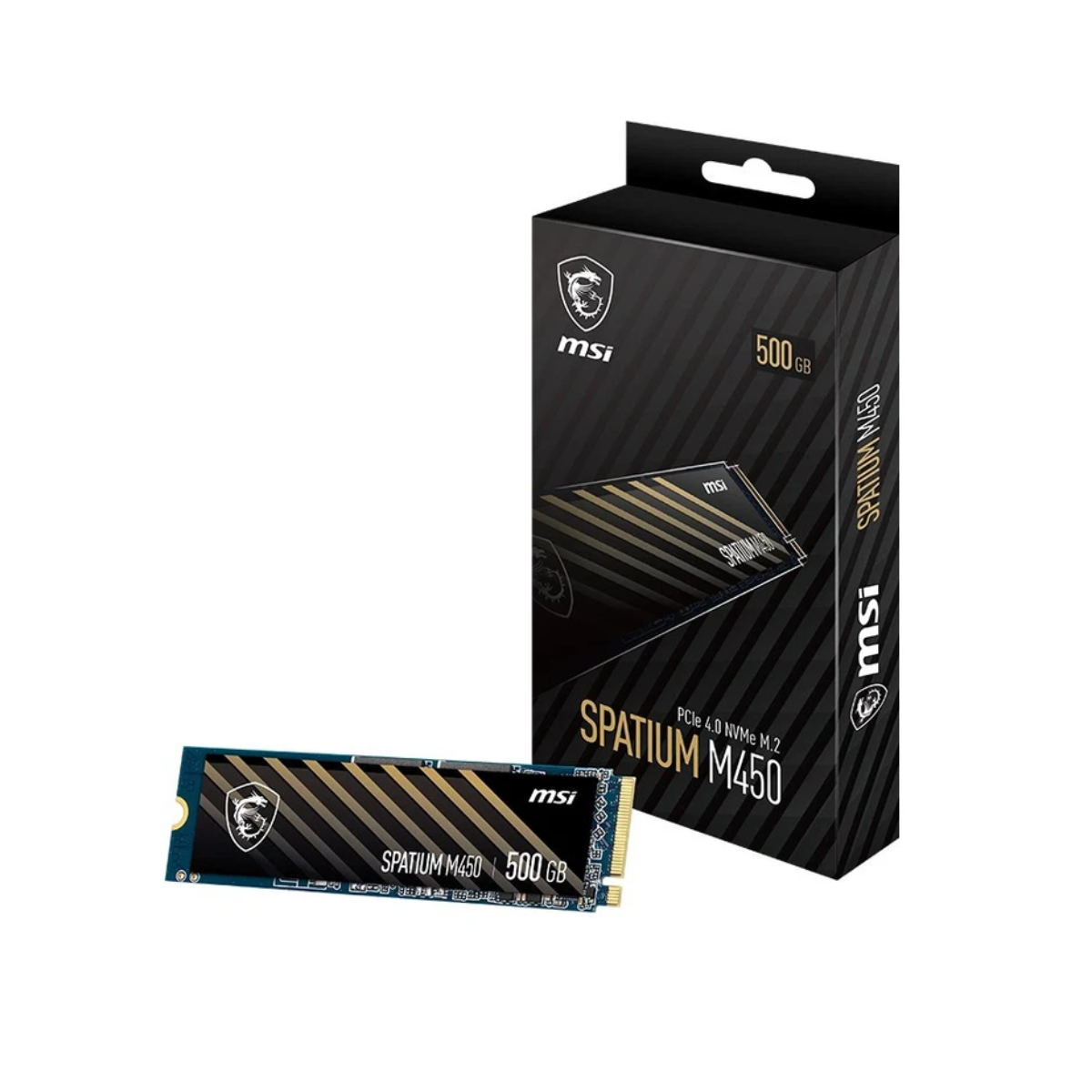 هارد MSI SPATIUM M450 V1 سعة 500 جيجابايت مع علبته