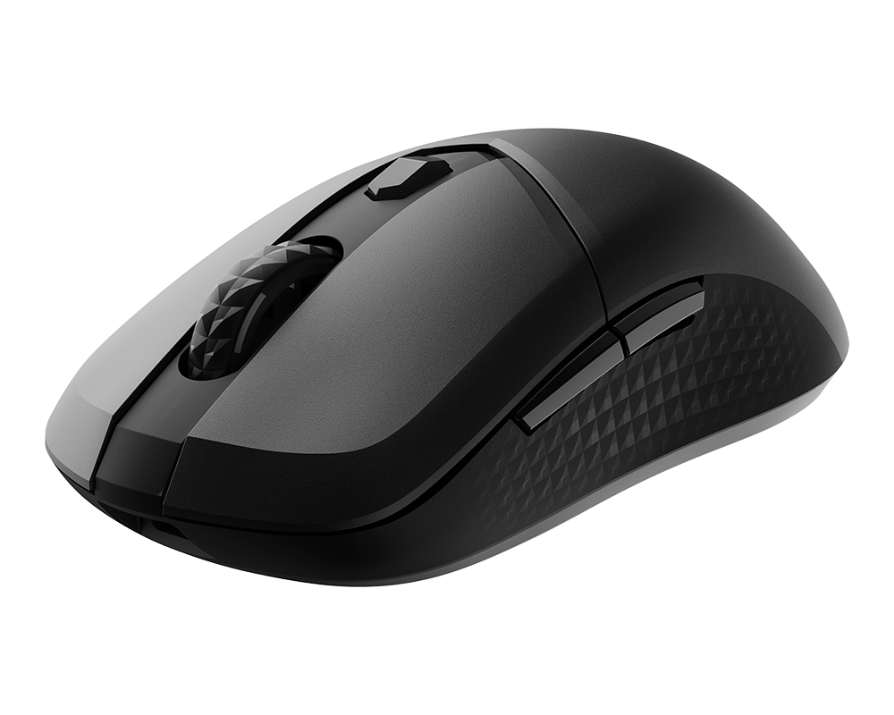 ماوس الألعاب MSI VERSA 300 WIRELESS باللون Black بزاوية من الجانب الآخر