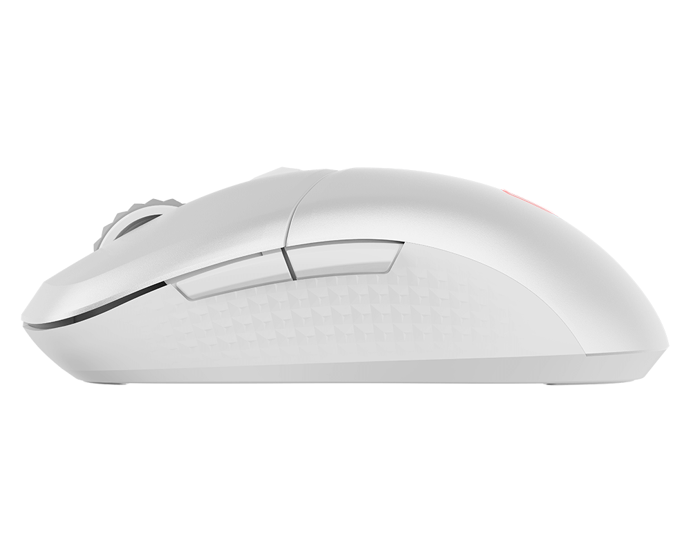 ماوس الألعاب MSI VERSA 300 WIRELESS باللون White من الجانب