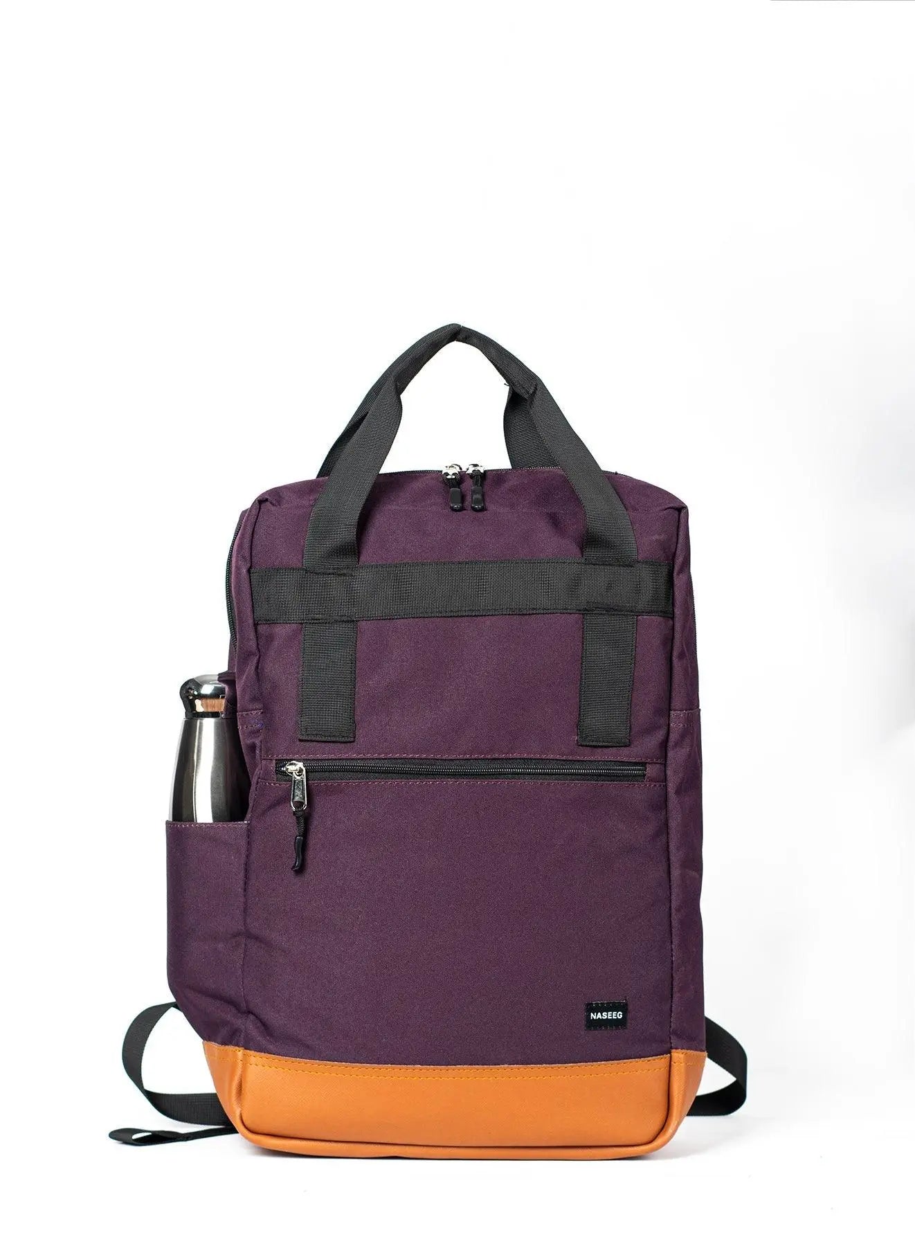 17 Inch Oxford Cloth Backpack - Lightweight, Laptop Compartment, Side Pockets, Padded Shoulder Straps