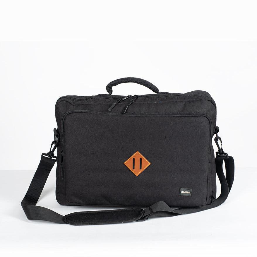 Naseeg Organized Crossbody Bag 15.6 Inch black