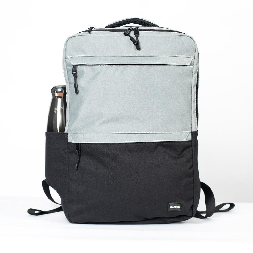 NASEEG Split BackPack Slim Business bag 16 inch light gray