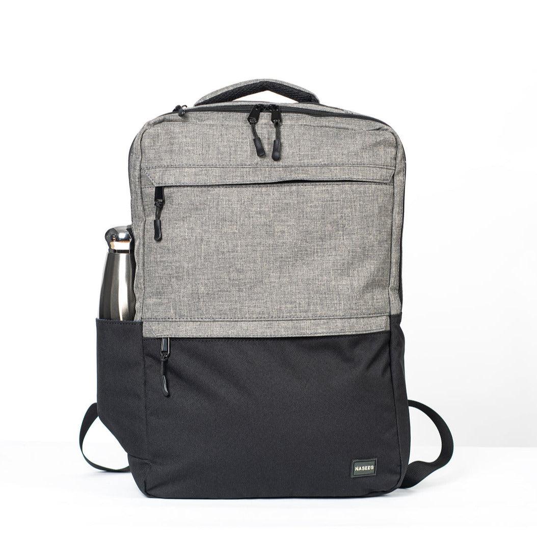 NASEEG Split BackPack Slim Business bag 16 inch gray