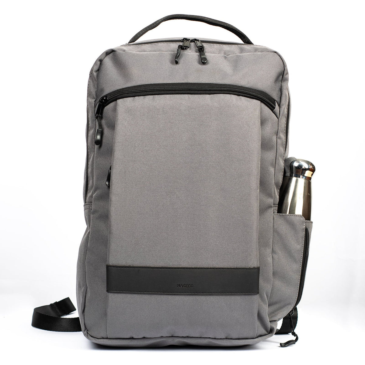 شنطة ظهر نسيج X1 للابتوب 17 بوصة باللون Dark Gray، منظر أمامي