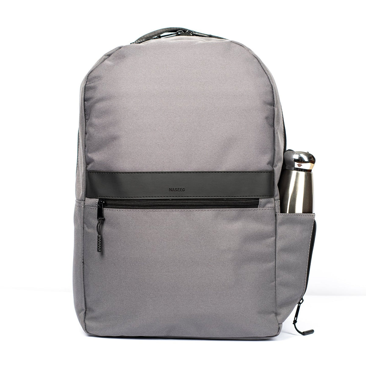 NASEEG X2 15.6-inch slim laptop backpack in Dark Gray, front view