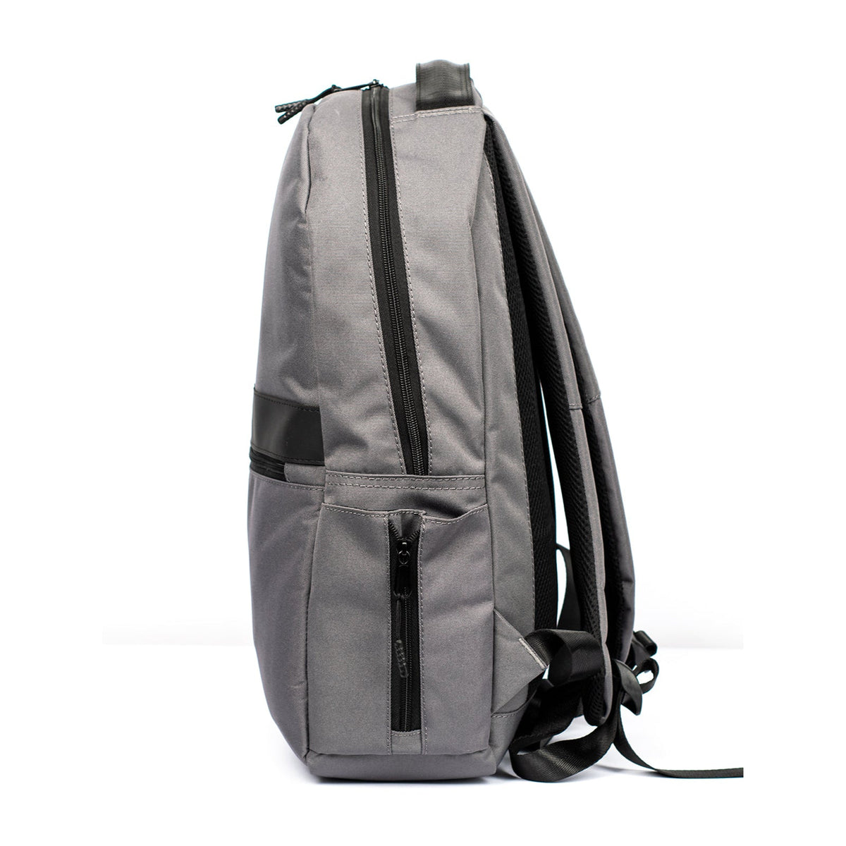 NASEEG X2 15.6-inch slim laptop backpack in Dark Gray, side view
