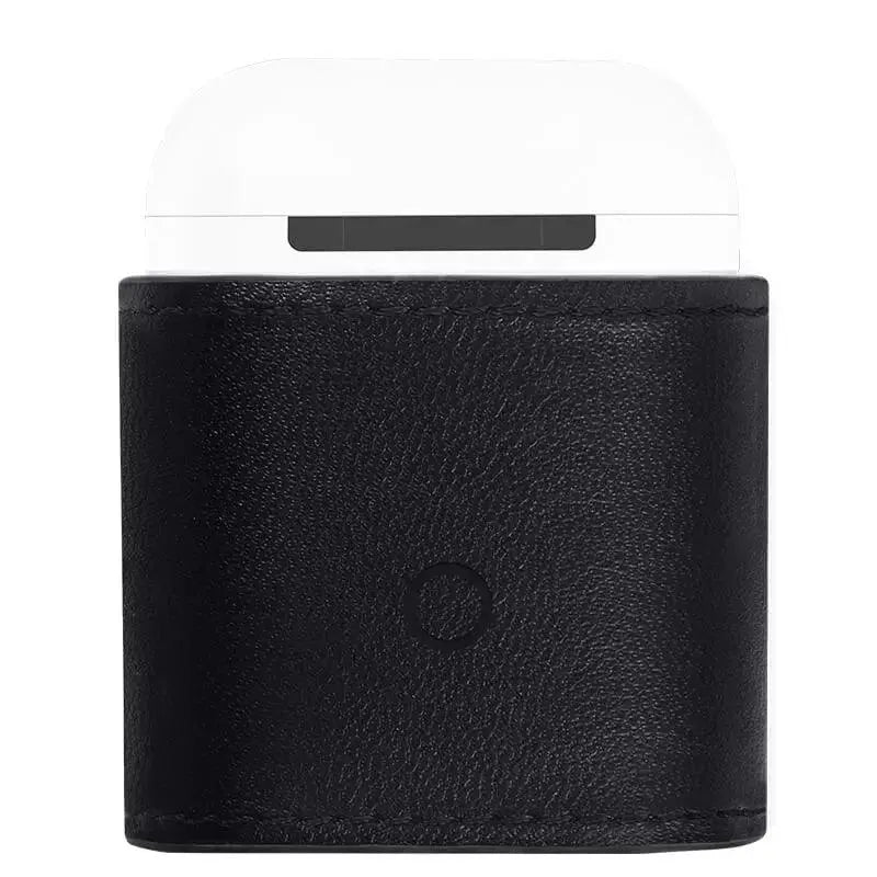 جراب Nillkin AirPods Mate الجلد باللون Black، منظر خلفي