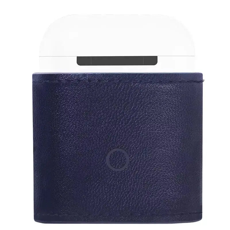جراب Nillkin AirPods Mate الجلد باللون Blue، منظر خلفي