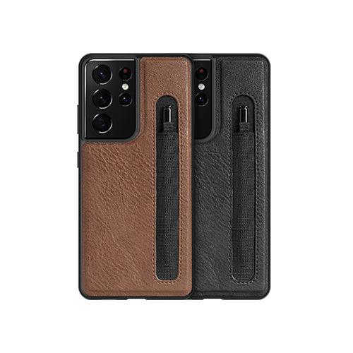 Nillkin Aoge Leather Case For Samsung Galaxy S21 Ultra - Nillkin Aoge Leather Case For Samsung Galaxy S21 Ultra - Black Ennap.com