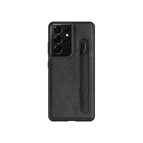 Nillkin Aoge Leather Case For Samsung Galaxy S21 Ultra - Nillkin Aoge Leather Case For Samsung Galaxy S21 Ultra - Black Ennap.com