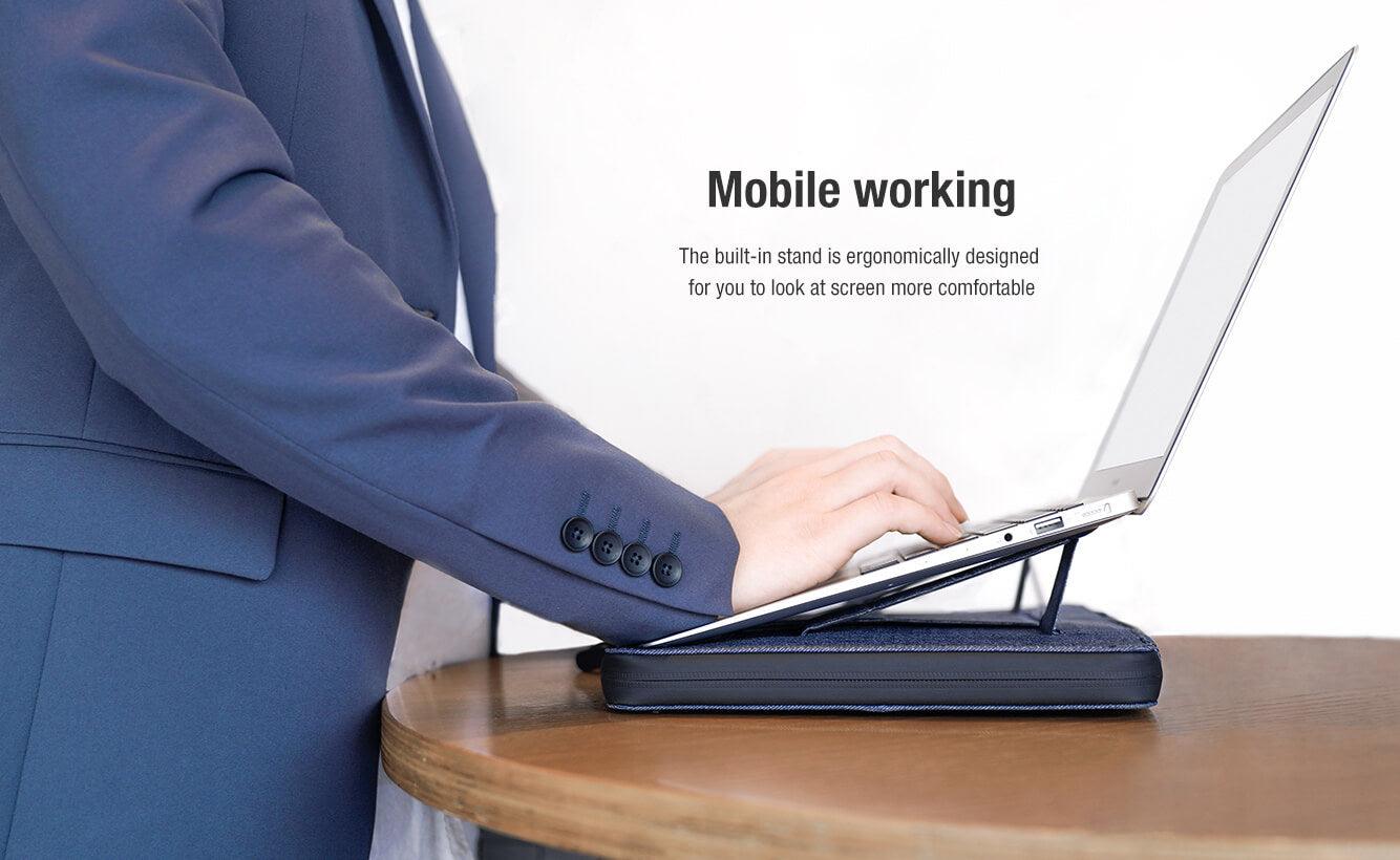 Nillkin Commuter Multifunctional Laptop Sleeve - Nillkin Commuter Multifunctional Laptop Sleeve - 14-Inch / Black Ennap.com