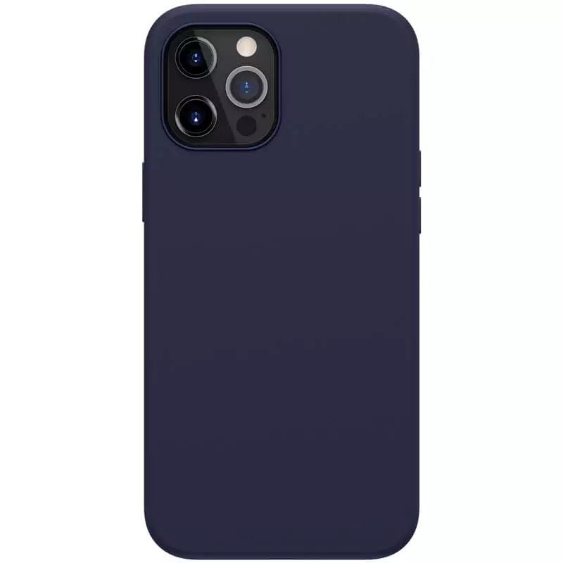Nillkin Flex Pure Pro Magnetic Silicone Case For Apple iPhone 12 / 12 Pro - Nillkin Flex Pure Pro Magnetic Silicone Case For Apple iPhone 12 / 12 Pro - Blue Ennap.com