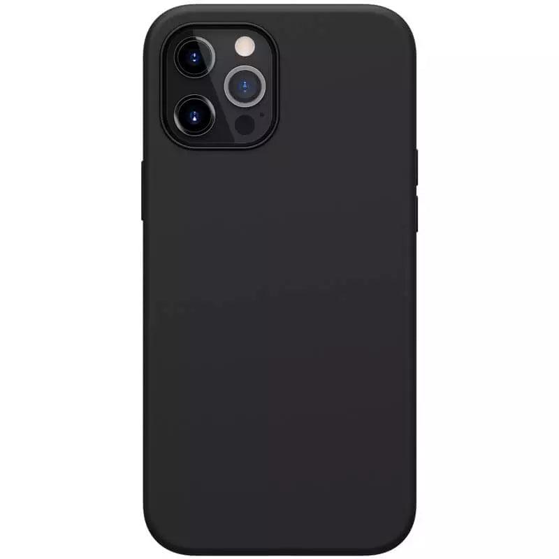 Nillkin Flex Pure Pro Magnetic Silicone Case For Apple iPhone 12 / 12 Pro - Nillkin Flex Pure Pro Magnetic Silicone Case For Apple iPhone 12 / 12 Pro - Black Ennap.com